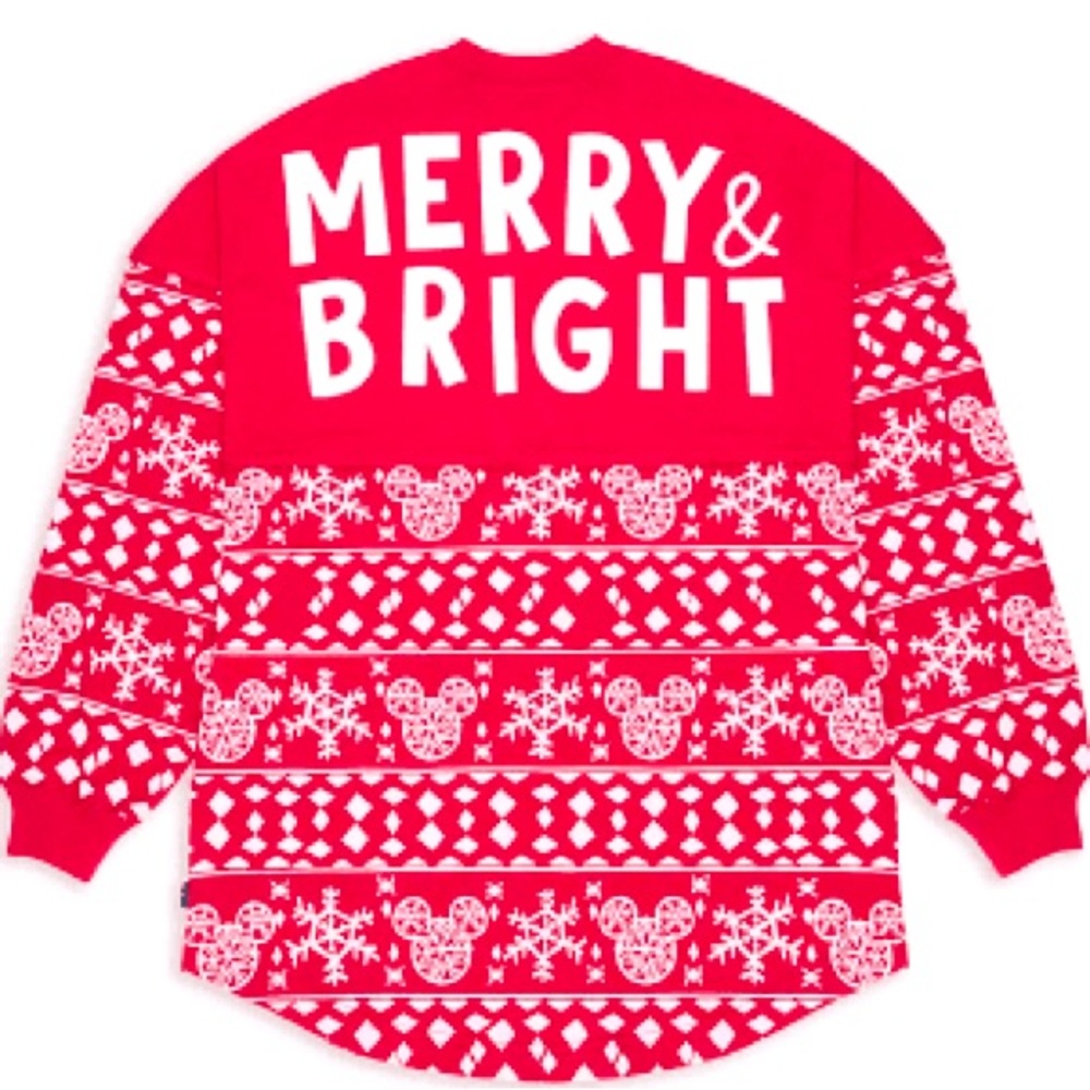 New Merry & Bright Christmas Rare Disney Spirit Jersey Small Sold Out